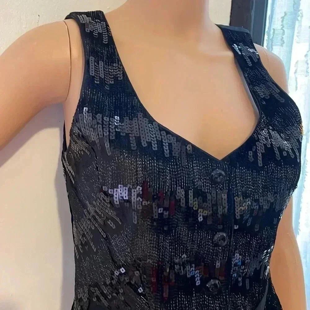 Diane von Furstenberg vest-tags-black jacket